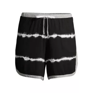 2 PIEZAS SECRET TREASURES TOP ROSA GRIS Y NEGRO TIE DYE SHORTS CON BOLSILLOS XL - Imagen 1 de 14
