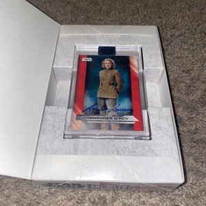 2018 Topps Archives Star Wars Signature Series Commander D'Acy Auto 08/85!
