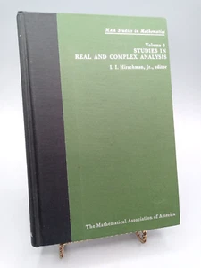 Studies in Real & Complex Analysis ~ MAA Studies in Mathematics ~ Hirschman - Picture 1 of 9