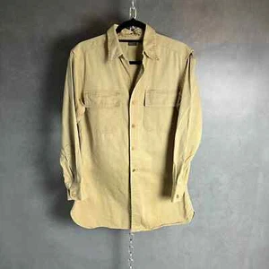 Vintage 50s Elbeco Sanforized khaki work shirt - Picture 1 of 7