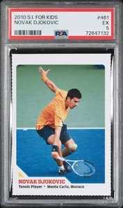 NOVAK DJOKOVIC 1st SI 🎾 2010 Sports Illustrated Kids #461 PSA 5 EX Olympics 🥇 - Bild 1 von 2