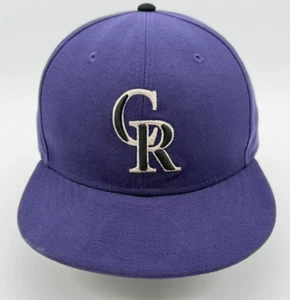 Colorado Rockies New Era 59FIFTY Performance Baseball MLB Cap Hat 8 Purple - Picture 1 of 13
