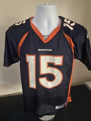 Camiseta de fútbol Reebok Denver Broncos TIM TEBOW #15 juvenil L (16-18) Foto 1 de 4