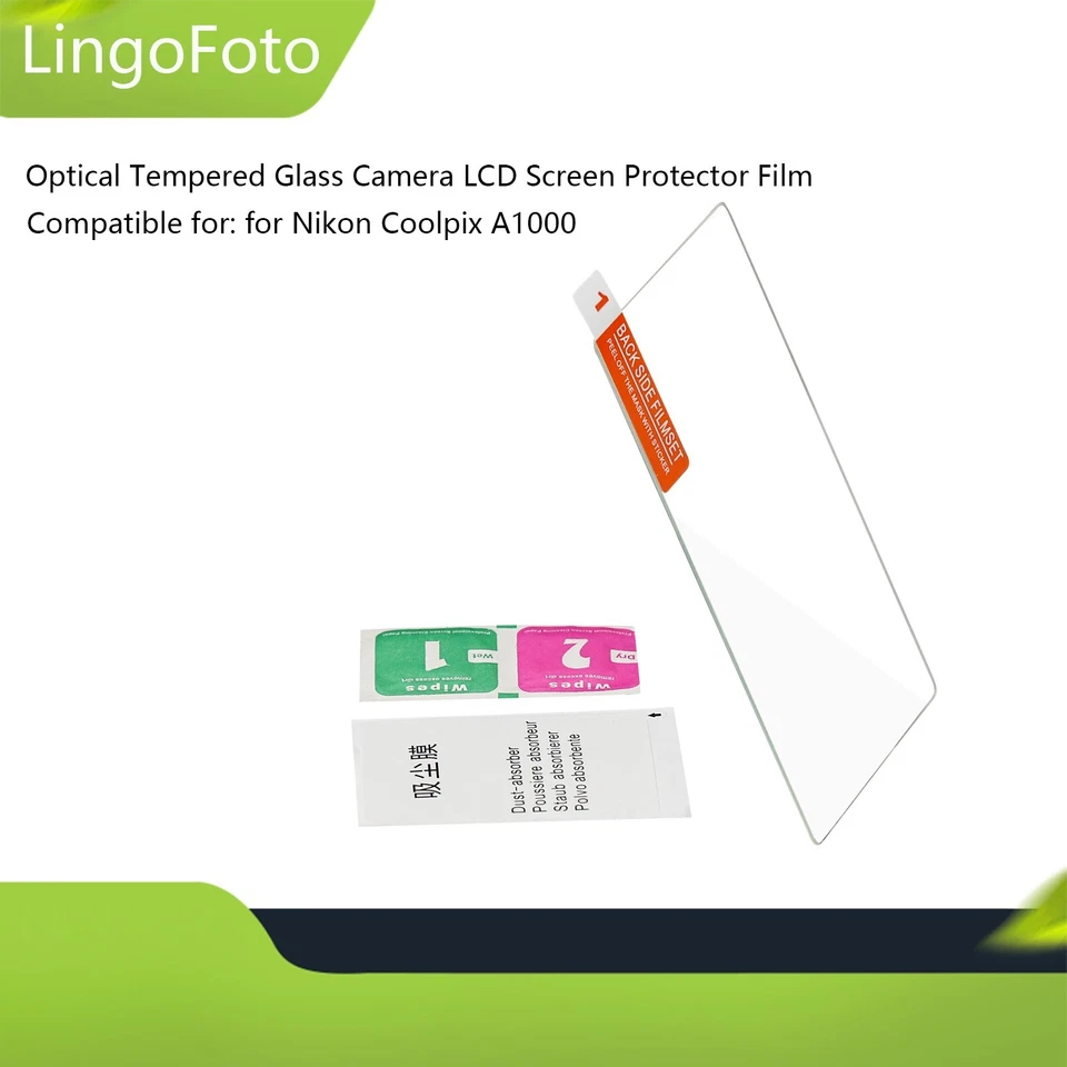 Optical Tempered Glass Camera LCD Screen Protector Film for Nikon Coolpix A1000 - Image 1 of 4