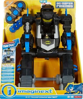Fisher-Price Transformable Imaginext Batbot DC Super Friends Nuevo Foto 1 de 4