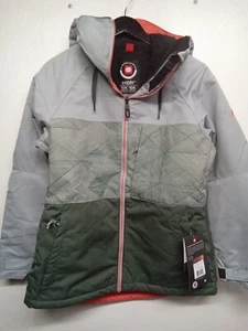 686 Green Athena Insulated Womens Snowboarding Jacket - S #5A1A - Picture 1 of 5