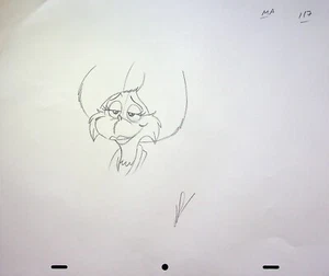 Lápiz Dibujado a Mano Dr. Seuss #NN Producción de Huevos y Jamón Green LEN SIMON - Imagen 1 de 2