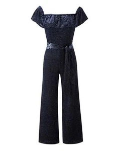 JD Williams Damen Smart Abendkleid Krawatte Overall Spielanzug Übergröße 26 - Bild 1 von 4