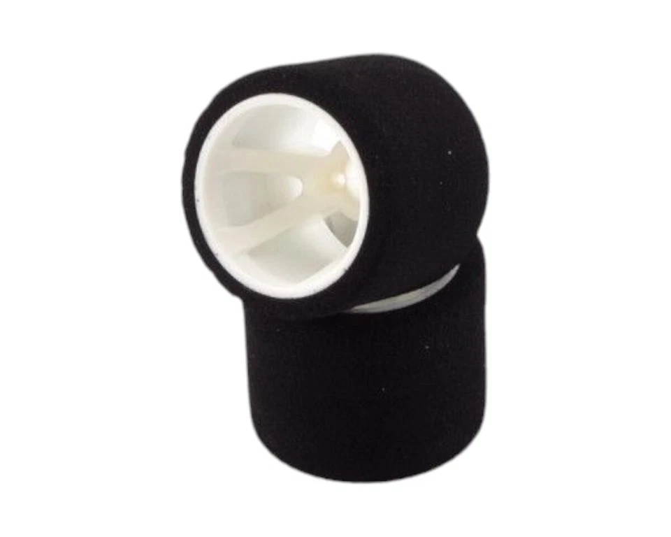 Hot Race Moosgummi 1/12 Reifen T-Gummi hinten auf weißer Felge HRE006-0091  - Bild 1 von 1