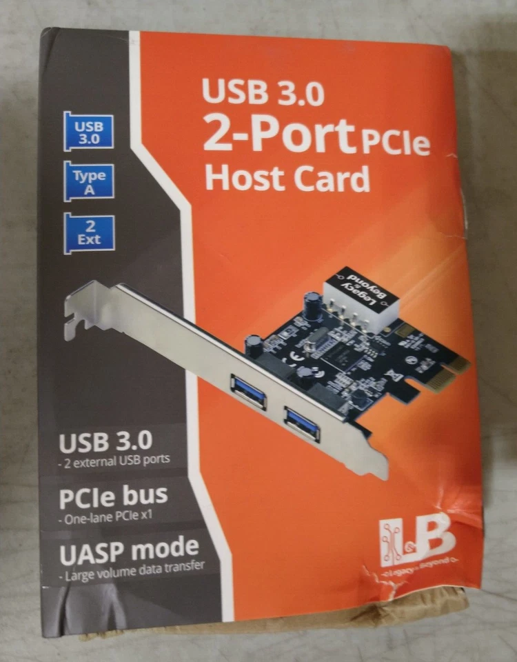NEW SIIG USB 3.0 2 Port (Ext) PCIe Host Card - UASP - Image 1 of 1