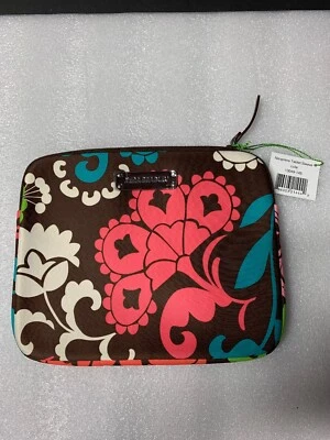 Vera Bradley с подкладкой неопрена Лола на молнии планшетов рукав ручка косметический чехол новый с Ярлыками - Изображение 1 из 2