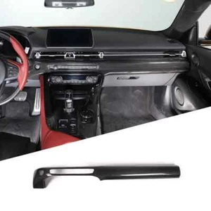 Tira de instrumentos de control central de fibra de carbono real para Toyota Supra A90 2019-2022 - Imagen 1 de 7