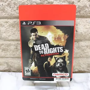 Dead to Rights Retribution PS3 Blockbuster Promo Regal Display Karte NUR - Bild 1 von 2