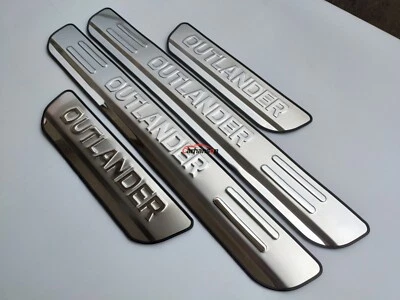 For 2025 Mitsubishi Outlander Accessories Door Sill Protector Trim Scuff Plate Foto 1 de 4