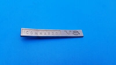 1966 1967 PLYMOUTH BARRACUDA BELVEDERE COMMANDO V8 ЭМБЛЕМА ЗНАЧОК ЛОГОТИП OEM A20 - Изображение 1 из 4