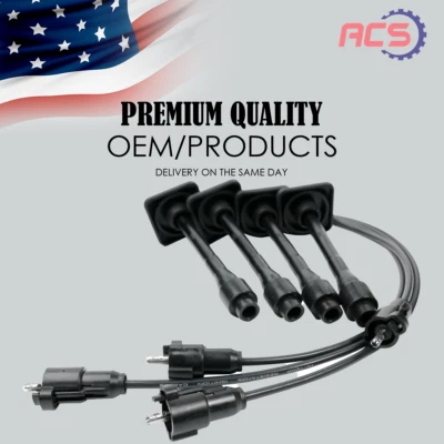 4 cables de bujía para Toyota Camry Solara Rav4 1997-2001 2,0 L 2,2 L 90919-22400 Foto 1 de 4