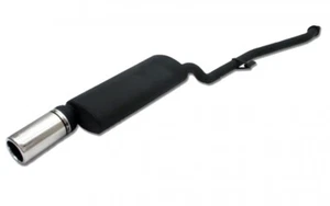 muffler for BMW E30 4 cyl. Touring 318i 83kW 85kW 1987-1991 Single Tip 100mm - Picture 1 of 2