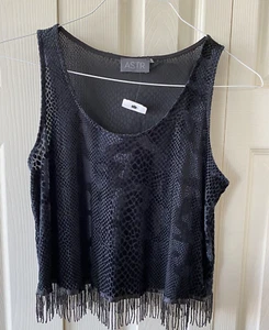 Damen schwarz Top Größe Small neu mit Etikett - Marke ASTR Abendkleidung - Bild 1 von 7