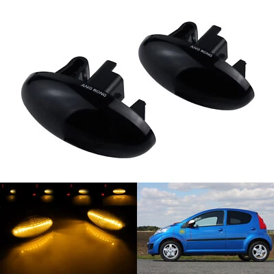Dynamic LED Side Indicator Repeater Light For Peugeot 107 206 307 Expert Partner - Image 1 of 4