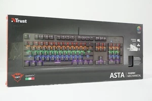 Trust ASTA mechanische Gaming-Tastatur LED QWERTY-Layout Trust RGB schwarz #94 - Bild 1 von 3