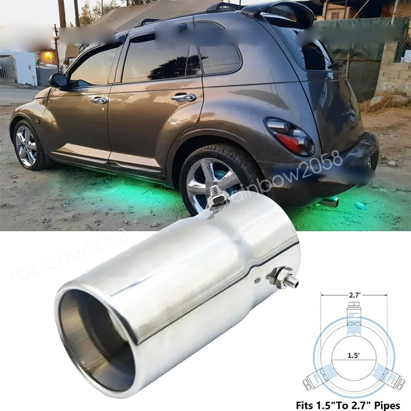 Car Exhaust Pipe Tip Rear Tail Throat Muffler Steel For Chrysler PT Cruiser Foto 1 de 4