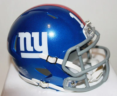 Minicasco personalizado Eli Manning New York Giants Speed Riddell Foto 1 de 3