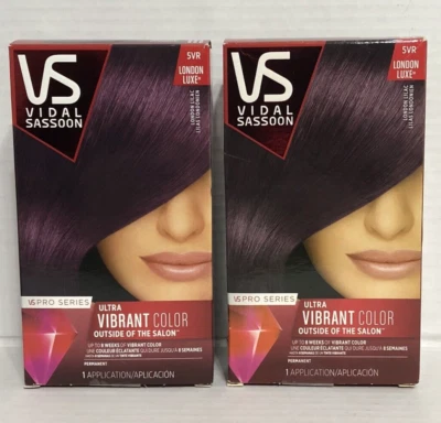 2 Vidal Sassoon London Luxe 5VR Londres Lila Ultra Vibrante Color VS Pro Nuevo Foto 1 de 4