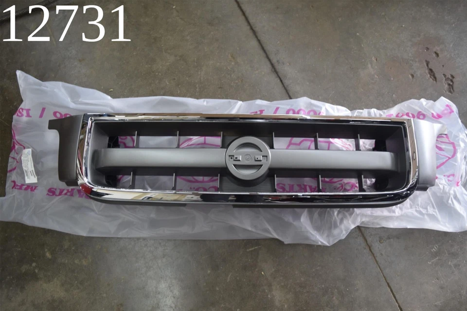 2003 2004 年适用于日产探路者前烤架镀铬环绕彩绘 03 04 — 第 1/4 张图片