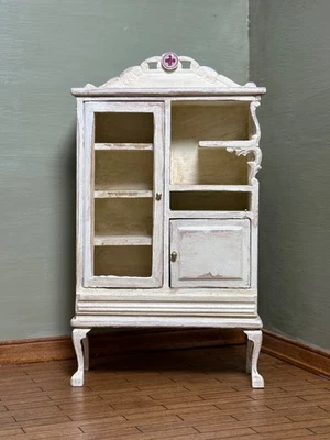 医疗药剂师医务柜 - 1:12娃娃屋微缩模型工匠独一无二 — 第 1/4 张图片