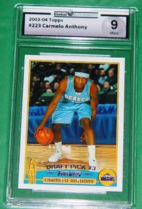 Topps Carmelo Anthony RC #223 GAI 9 2003-04 como nuevo - Imagen 1 de 1