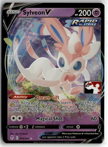 Sylveon V 074/203 Holo Prize Pack Serie 1 Tarjeta Pokémon Inglesa Estampada (LP) - Imagen 1 de 2