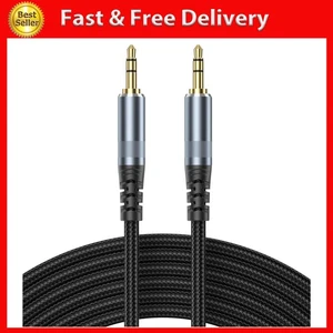 AUX Cable 10Ft, 3.5Mm Audio Cable Long Aux Cord Male to Male 10 Feet Auxiliary H - Picture 1 of 10