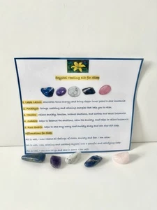 Kit curativo pietre preziose/cristalli per dormire - Foto 1 di 3