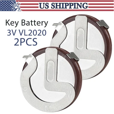 2 Para MINI & BMW X3 X5 Z4 E60 E81 Mando a Distancia Llavero Batería Recargable VL2020 90° Foto 1 de 4