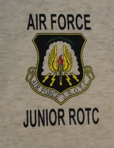 EINGESTELLT GRAU AUTORISIERTE VORSCHRIFT JUNIOR ROTC AIR FORCE JROTC SHIRT XL - Bild 1 von 8
