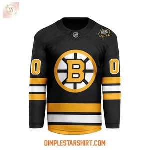 Personalisiertes Boston Bruins Neu 2025-2026 Heim Hockey Shirt Herren Fan Ausrüstung Geschenk - Bild 1 von 6