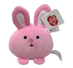 AMERICAN GREETINGS Pink Bunny Rabbit 5" Plush Clip Backpack Keychain with Tag - Picture 1 of 5