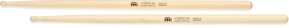 Meinl Stick & Brush Hybrid Drumsticks - 9A - Hard Maple (5-pack) Bundle Foto 1 de 1