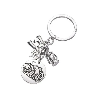  Camping télescope conception porte-clés Camp thème porte-clés pendentif - Image 1 of 4