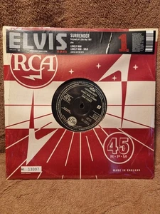 Elvis Presley Surrender Lonely Man "18 UK #1s" Series Numbered Vinyl Record - Picture 1 of 3