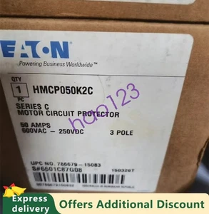 1PCS Eaton HMCP050K2C Circuit Breaker 50A 3P 600V DHL/FedEx - Picture 1 of 1