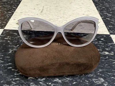 Gafas de sol Tom Ford TELMA marco gris y blanco lentes azules TF0325 20W 60-14-135 Foto 1 de 4