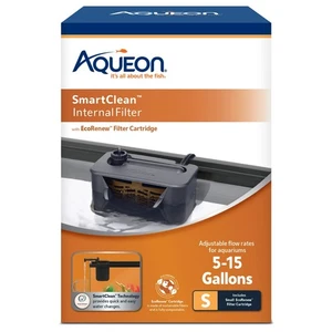 Aqueon 5-15 Gallons INTERNAL WATER FILTER S CARBON CARTRIDGE Aquarium Fish Tank - Picture 1 of 10