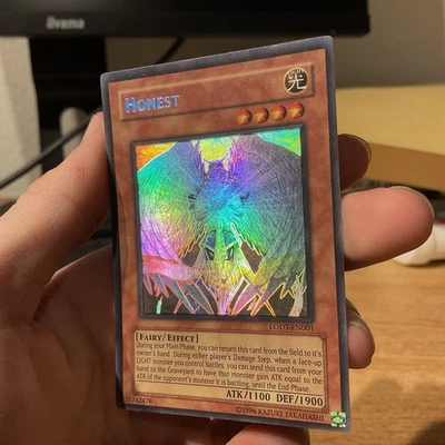 Yugioh Honest LODT-EN001 Edición Ilimitada Fantasma Raro Impresión Original De Colección VLP 2008 Foto 1 de 4