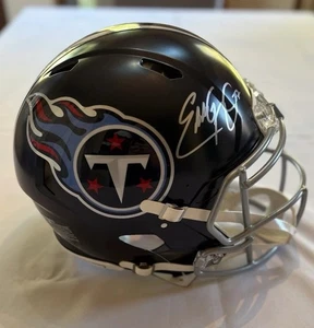 Eddie George Signed F/S Authentic Helmet Titans Fanatics COA - Picture 1 of 4