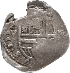 SPAIN, Seville, cob 4 reales, 1613 V, ANACS VF 20. - Picture 1 of 5