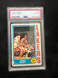 1974 Topps Jerry West #176 CGC 6 HOF - Picture 1 of 2