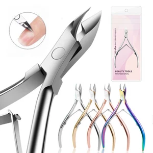 Cuticle Nippers Nail Clippers Cutters Manicure Skin Remover Care Tool New / - Picture 1 of 23
