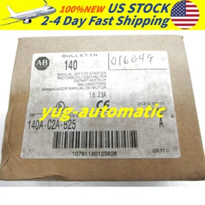 New Sealed Allen-Bradley 140A-C2A-B25 SER. A 1.6-2.5A (BR/WH) NSMP Free Shipping - Picture 1 of 3