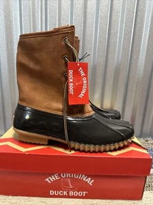 The Original Duck Boot Women Size 9.5M Sporto Arianna Brown Tan Rain Boots - Picture 1 of 7